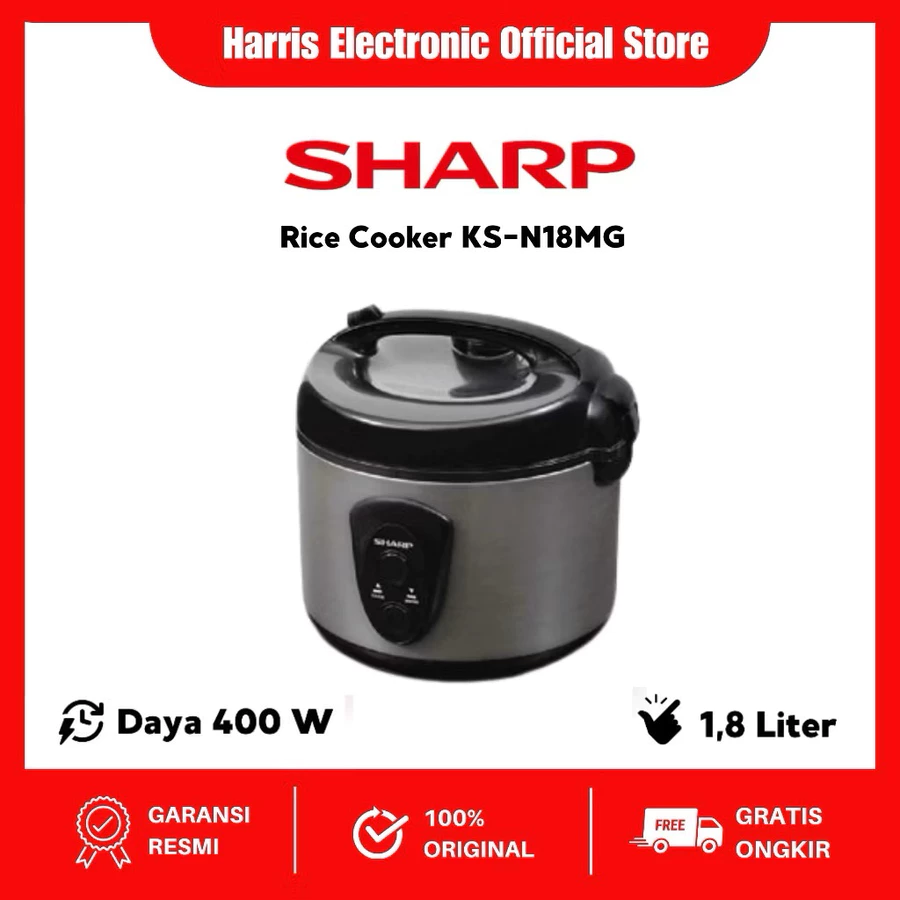 SHARP RICE COOKER MAGIC COM KS-N18MG
